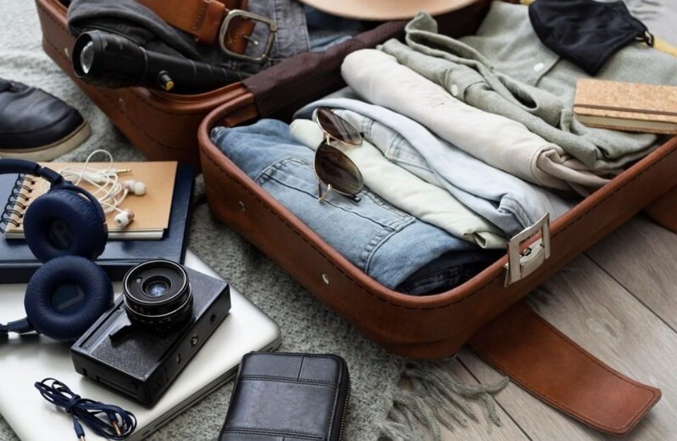 Things to bring for glamping include clothes and essential items